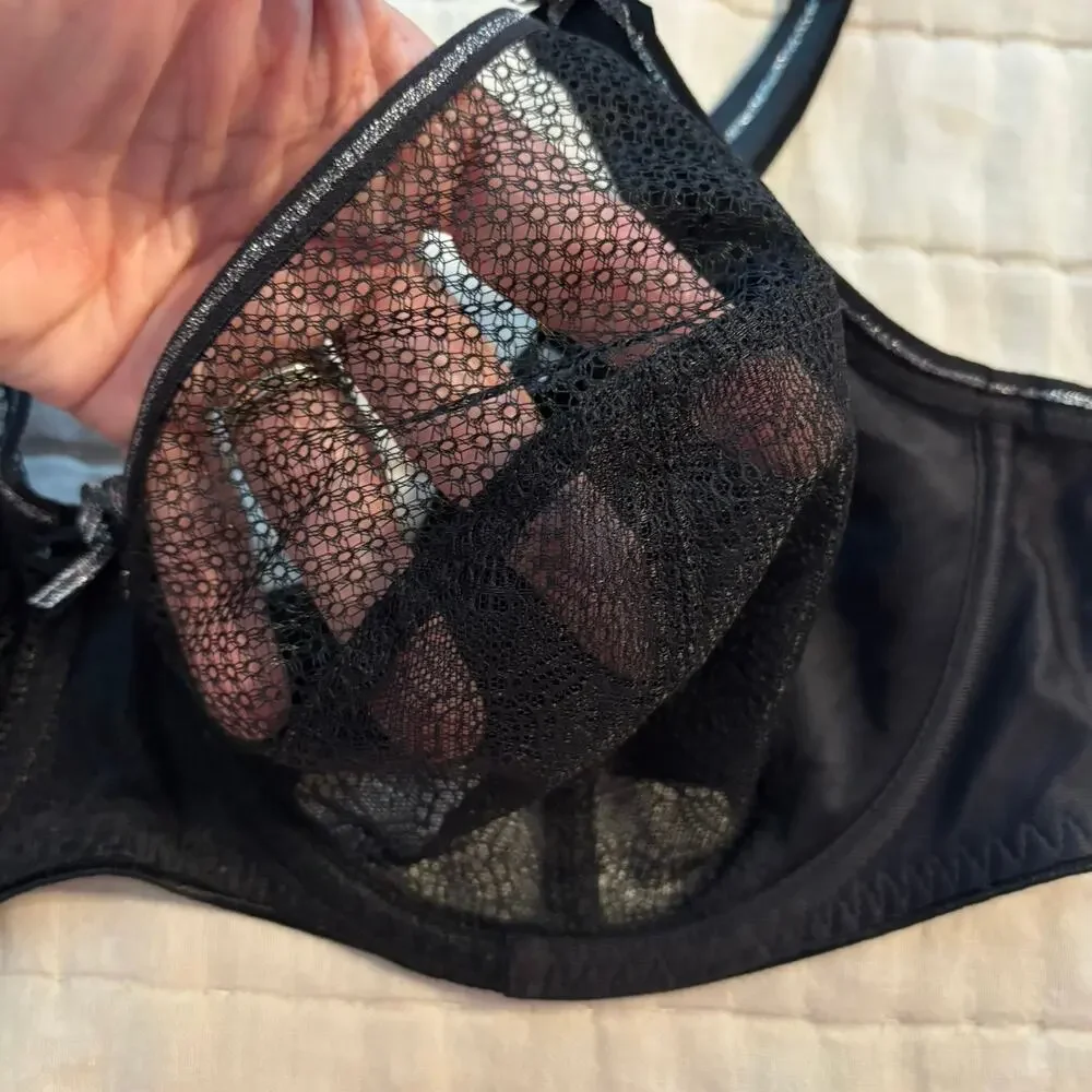 Freya Size 36DD Hero Underwire Side Support Bra Black AA1841 - Picture 3 of 4